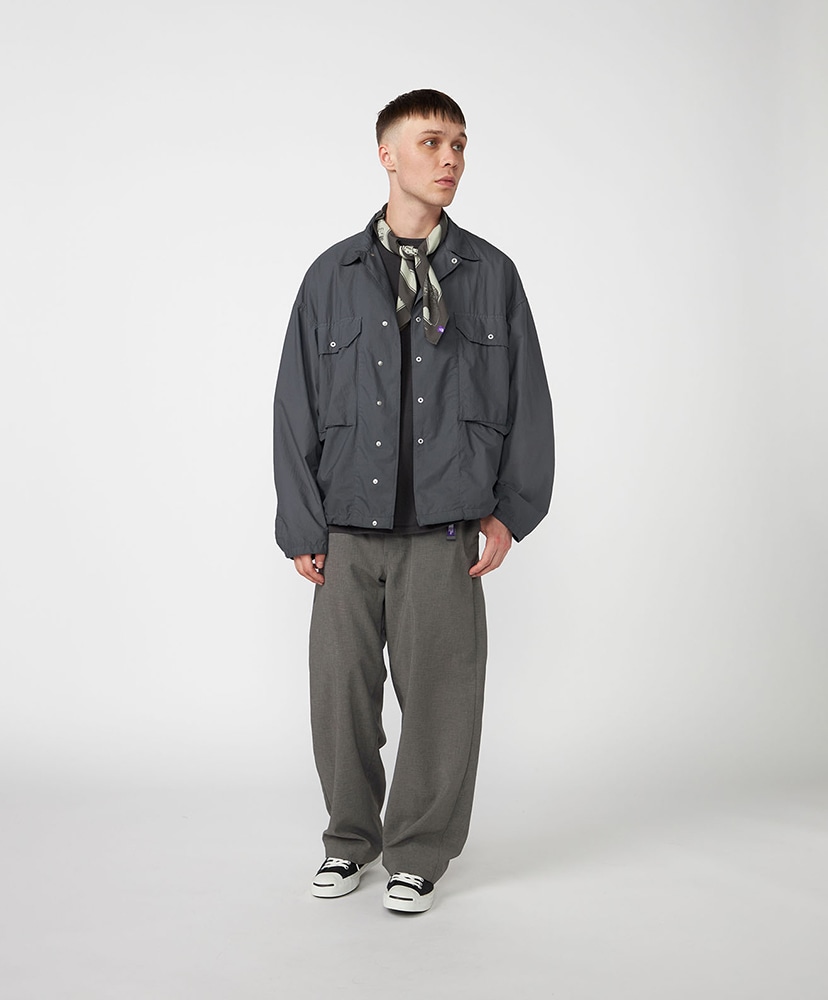 Garment Dyed Nylon Field Jacket(L(MEN) AH/アスファルトグレー): THE