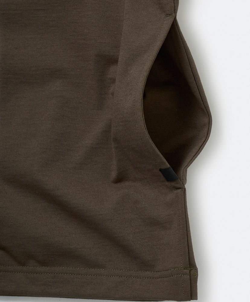 Tech Pocket Crew Tee S/S(L(MEN) Brown Khaki/ブラウンカーキ): DAIWA