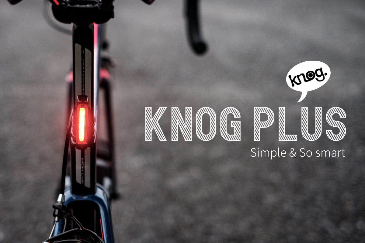明るく軽くミニマルなリアライト。「KNOG+（ノグプラス）」レビュー