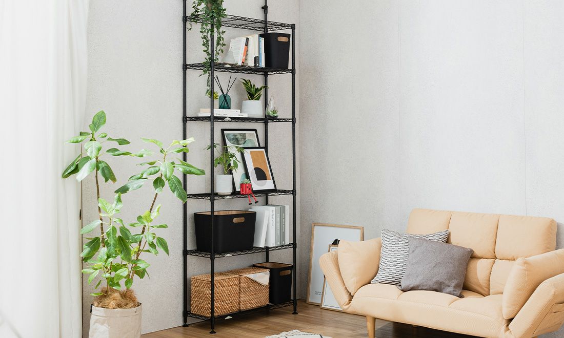 6段のスチールラック | ルミナスクラブショップ