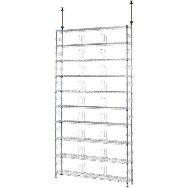 突っ張りラック 幅120cm 10段 ルミナスフィール スチールラック 幅