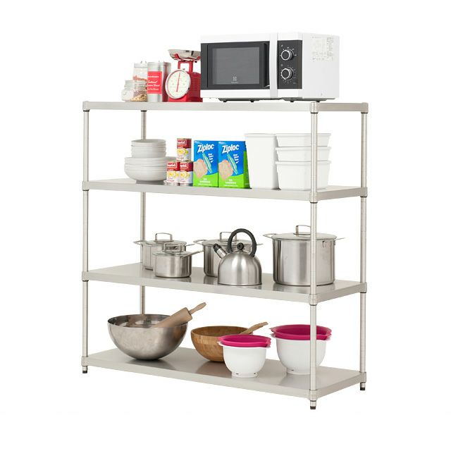 スチールラック 幅120cm 4段 ルミナスプレミアム 高度防錆加工