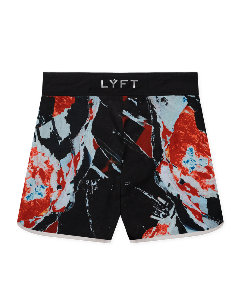 LÝFT Original Graphic Stage Shorts - Ryo Terashima Type - Red