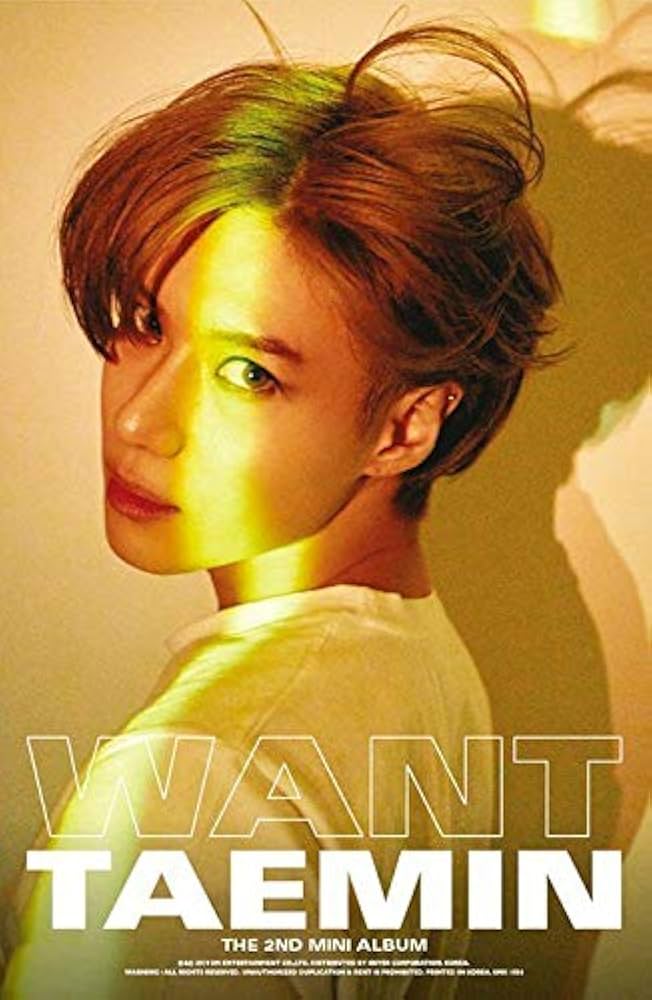 SHINEE TAEMIN - SHINEE Taemin WANT 2nd Mini Album RANDOM Ver CD+