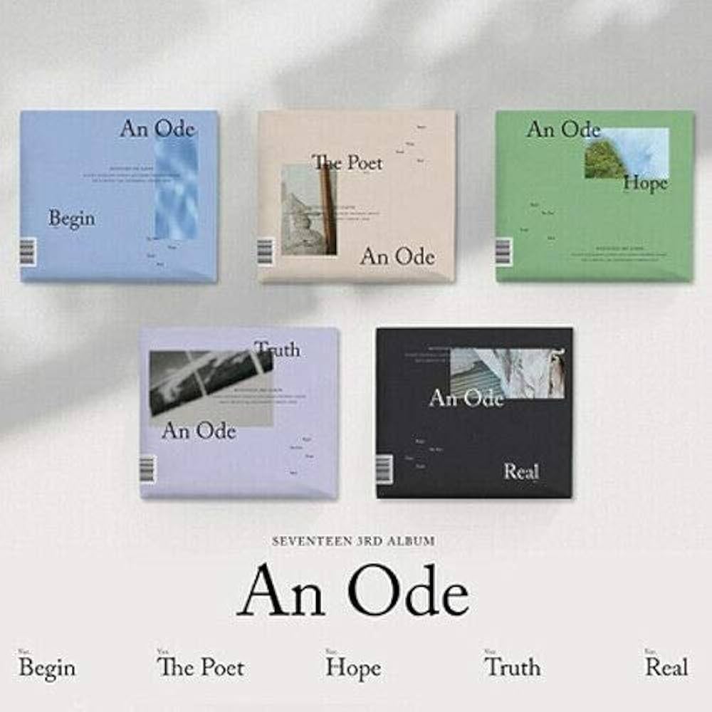 SEVENTEEN - SEVENTEEN [AN ODE] 3rd Album [Ver.1/BEGIN] Ver CD+104p