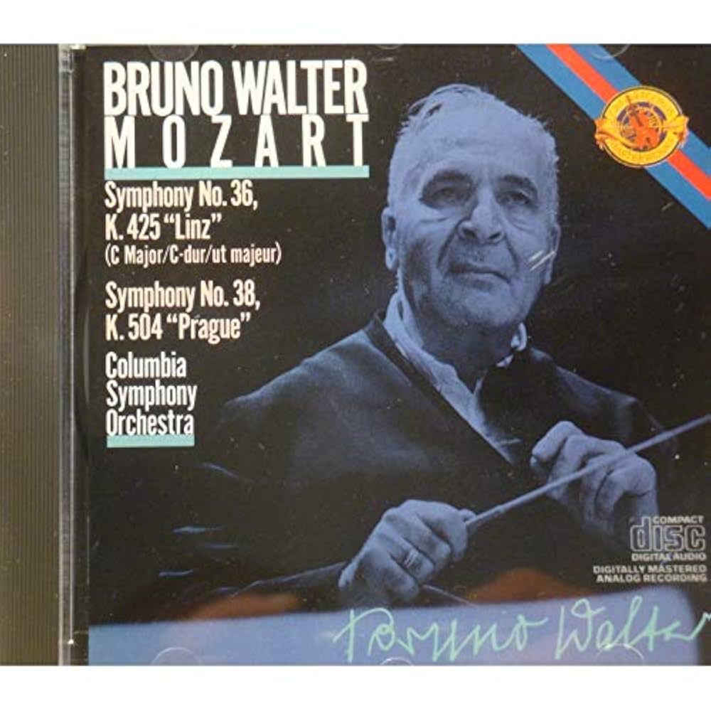 BRUNO WALTER/COLUMBIA symphony 36-38 MOZART CD 1985 CBS - Amazon