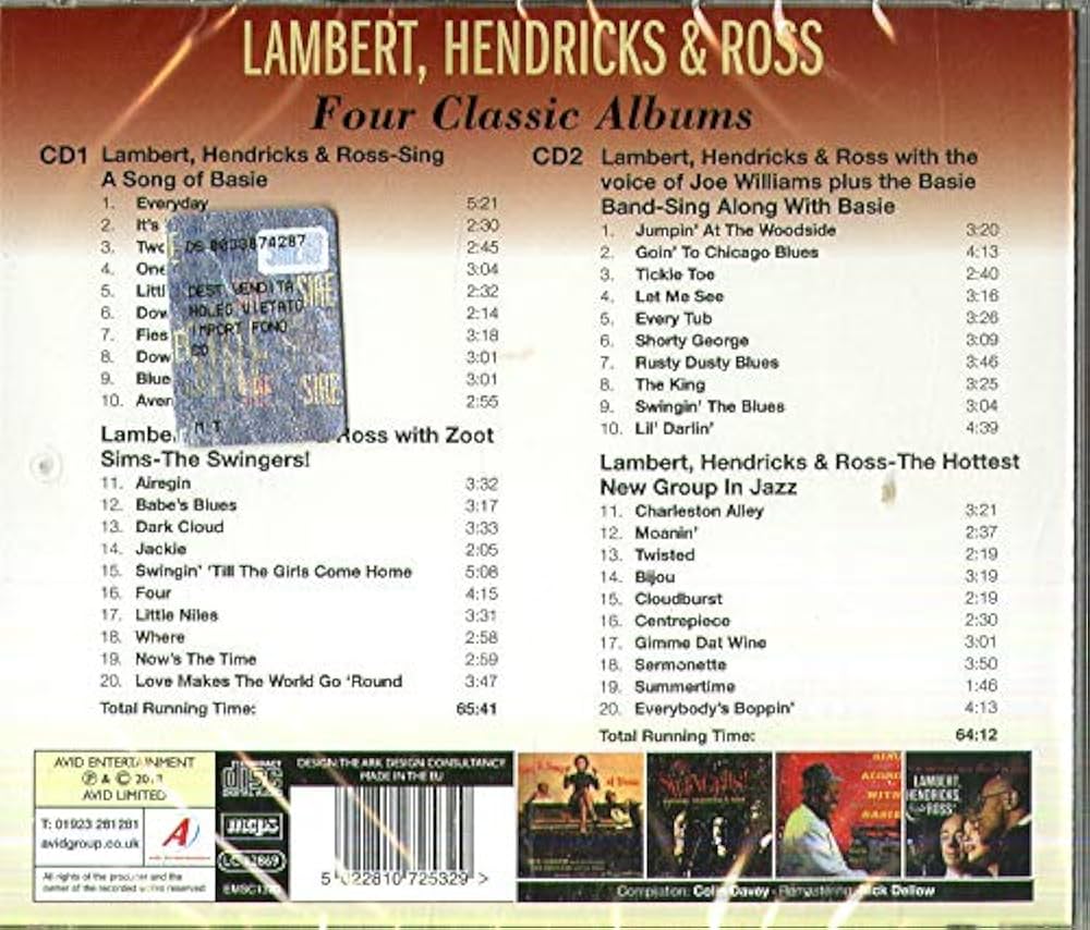 LAMBERT,HENDRICKS & ROSS - Four Classic Albums - Amazon.com Music