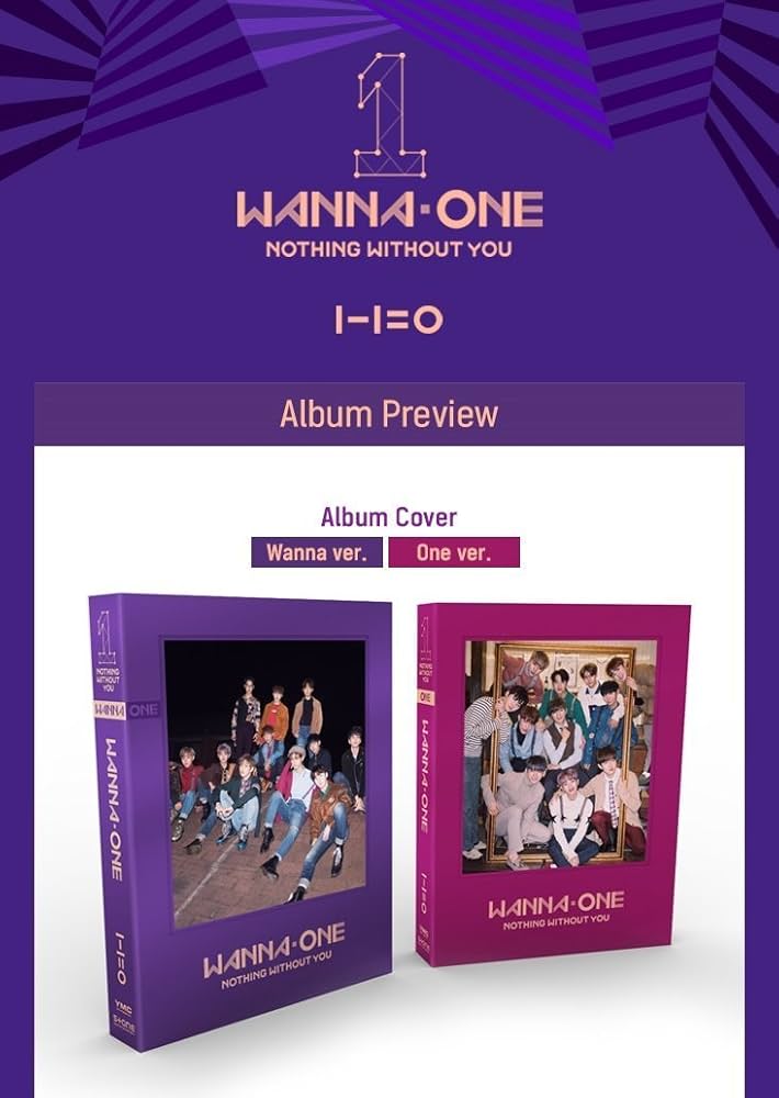 Amazon.co.jp: WANNA ONE 1stミニアルバム To Be One プリクエル・リ