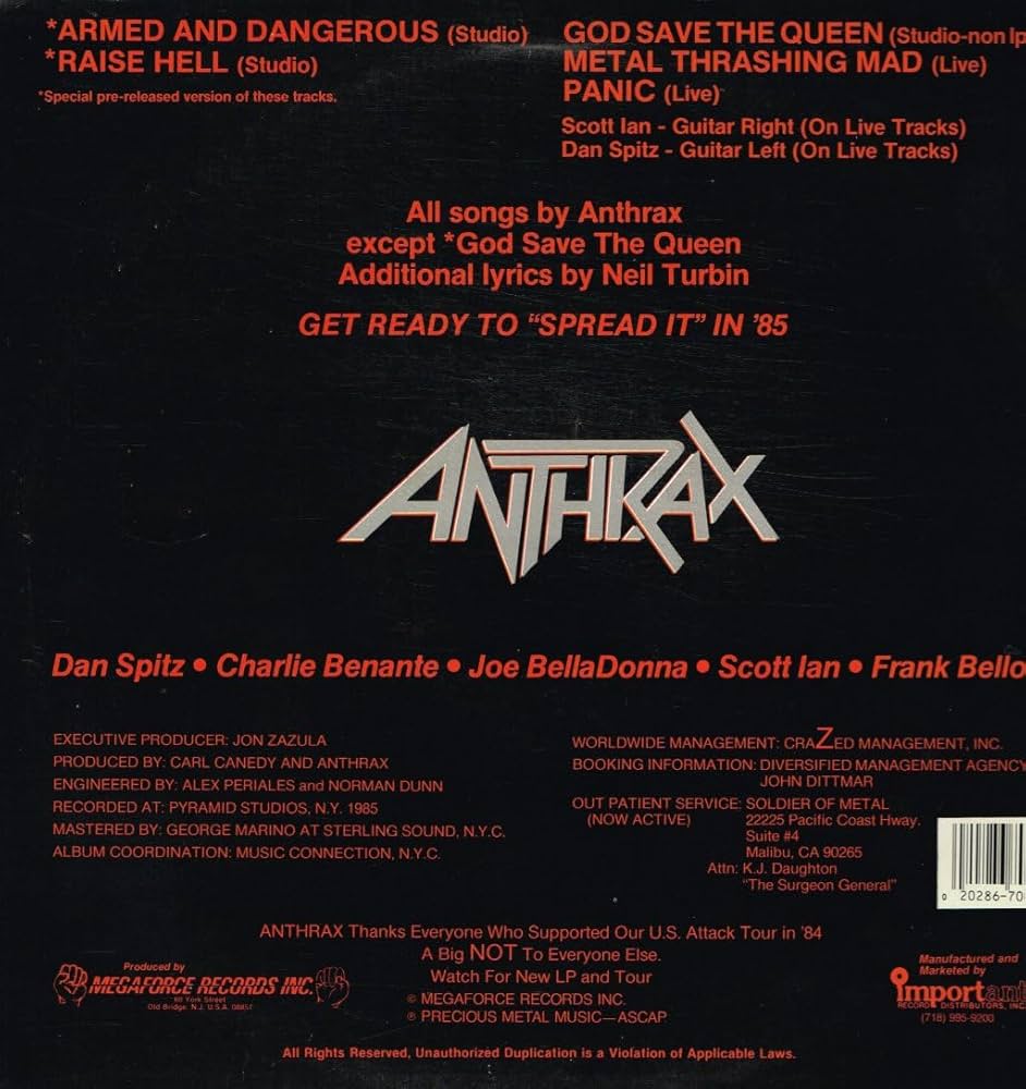 Anthrax - Armed and Dangerous - Amazon.com Music