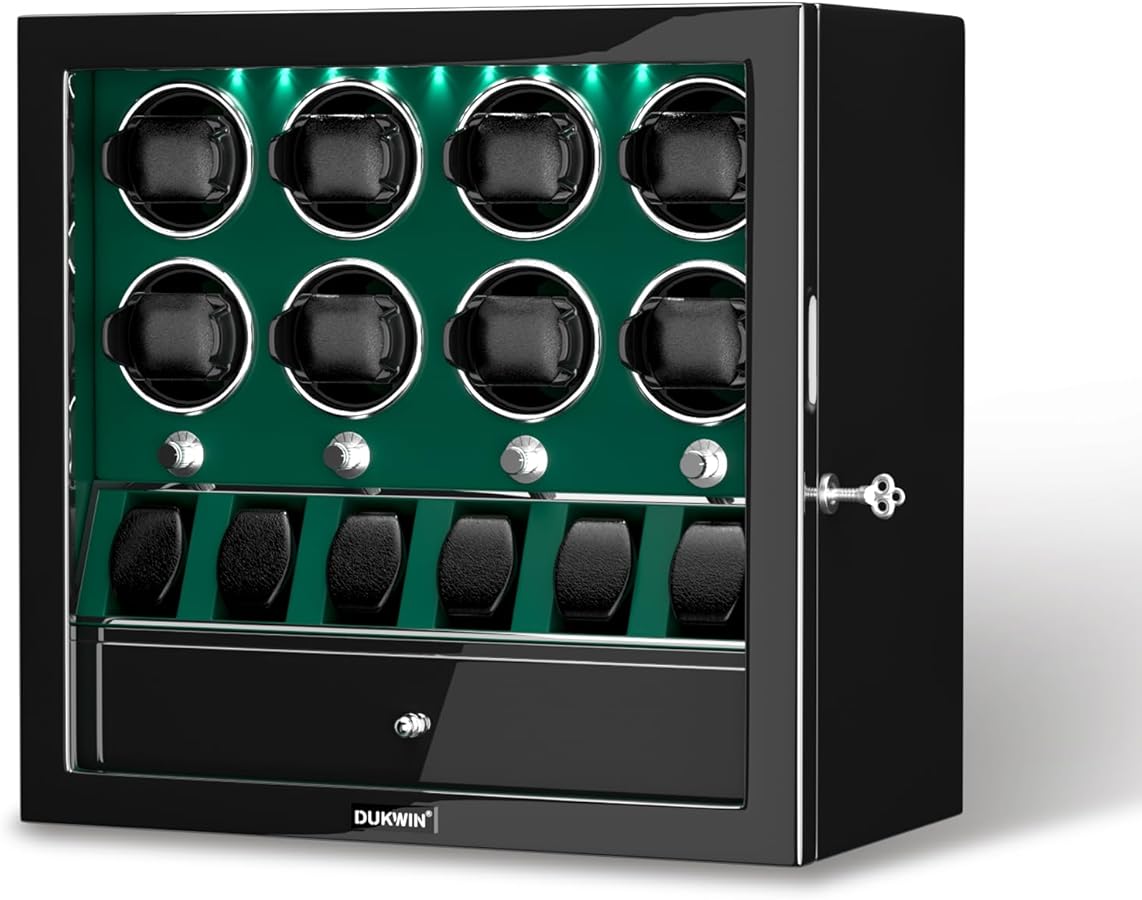 Amazon.com: DUKWIN Watch Winder for 8 Automatic Watches, Lockable