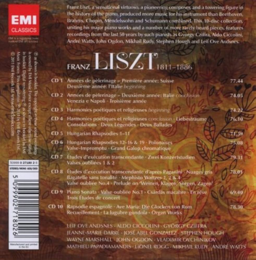 Amazon.co.jp: Liszt: The Piano Collection: ミュージック