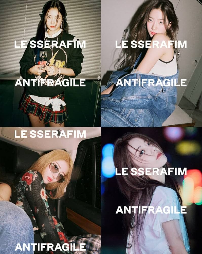 LESSERAFIM, LE SSERAFIM - ( COMPACT Ver. ) LE SSERAFIM ANTIFRAGILE