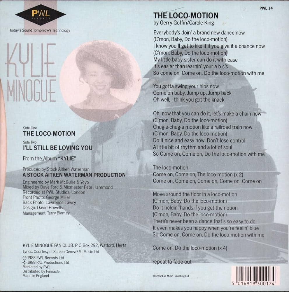 Amazon.com: Kylie Minogue - Locomotion - [7