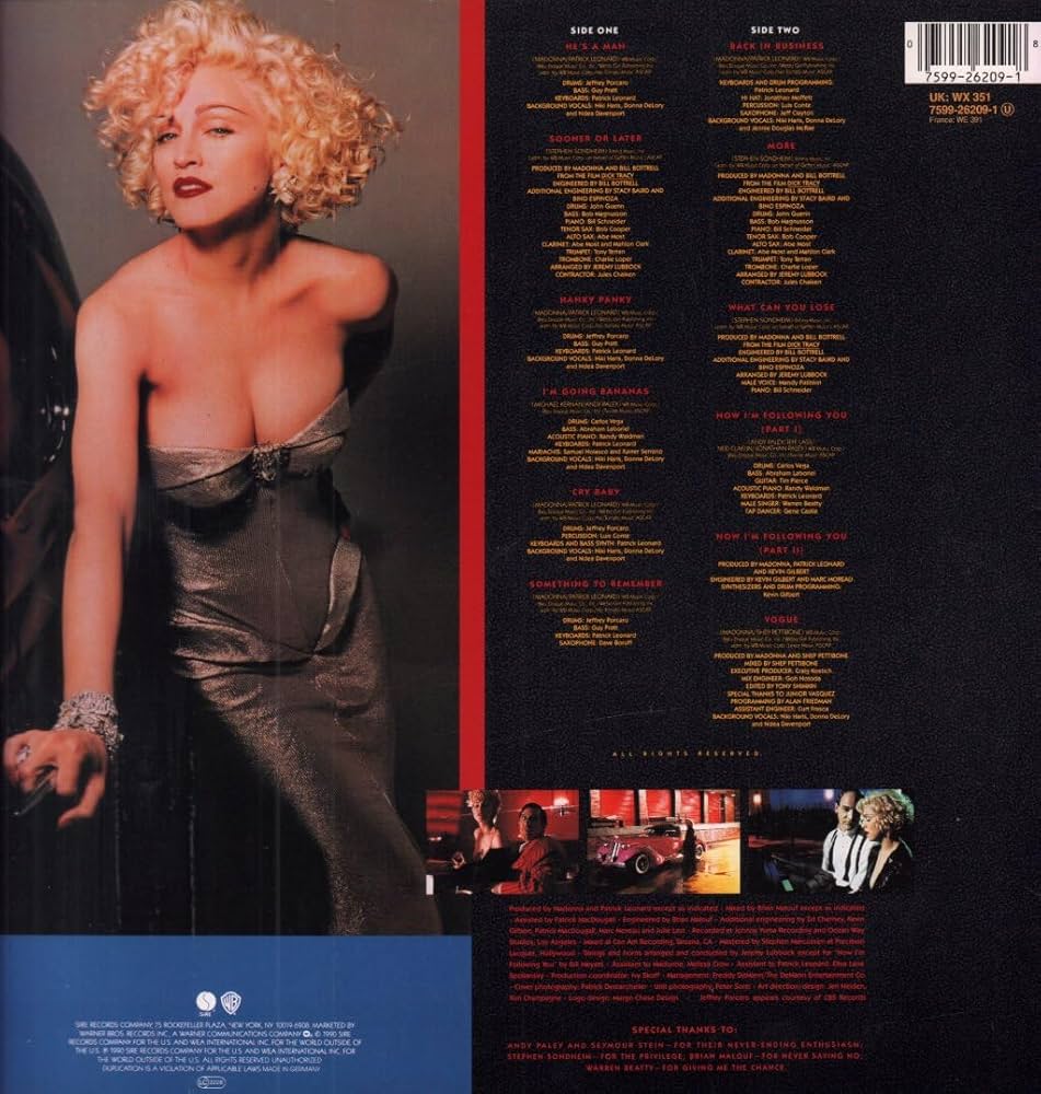 I'm Breathless: Music from and Inspired by the Film Dick Tracy