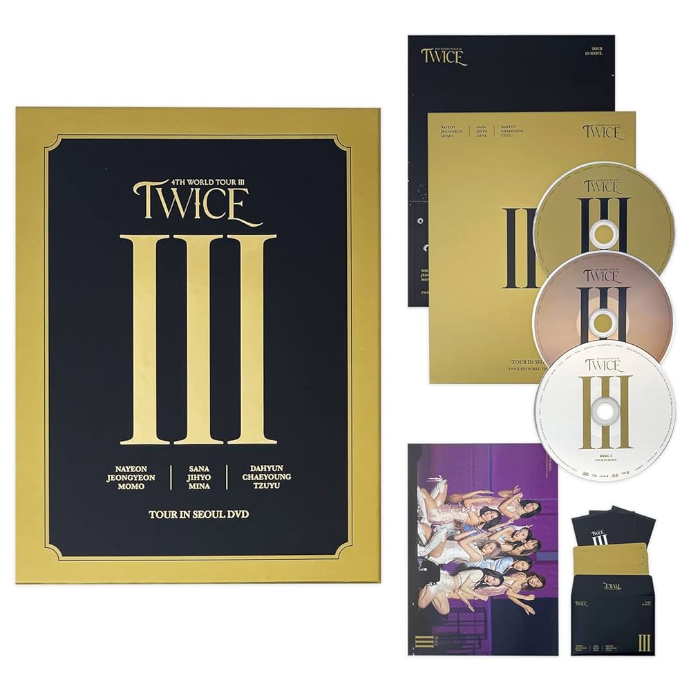 TWICE - 4TH WORLD TOUR Ⅲ IN SEOUL DVD [3 DISCS] Photobook + 3
