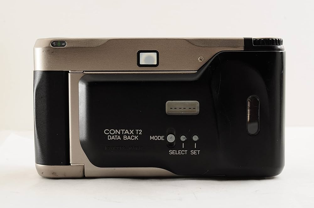 CONTAX T2 シルバー コンパクトフィルムカメラ 動作確認文章参照
