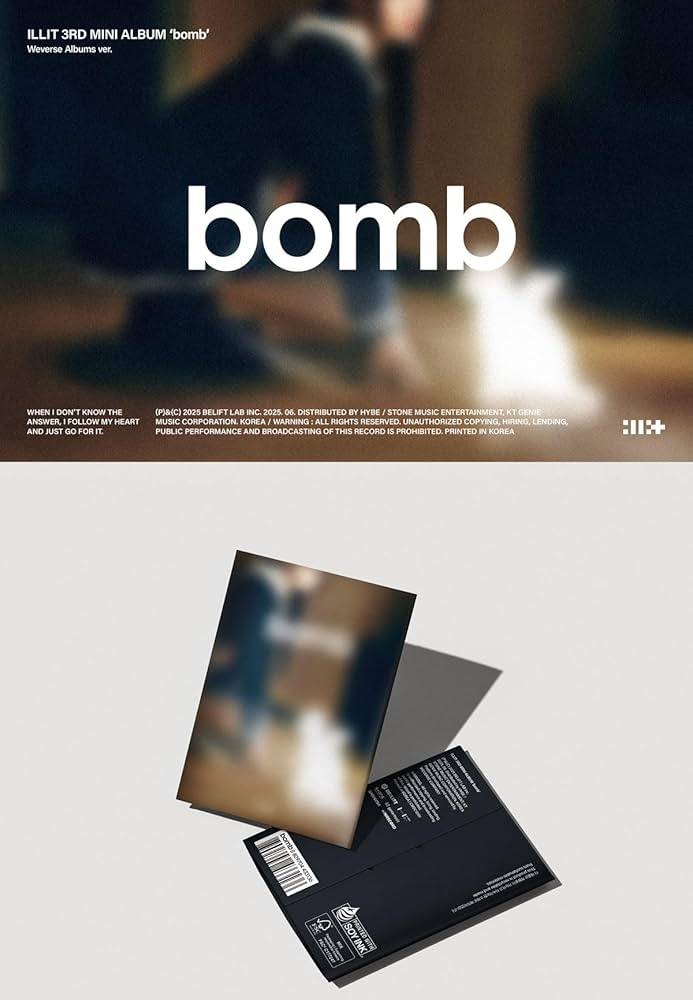 Amazon.co.jp: 【正規輸入盤】ILLIT [bomb] (Weverse Albums Ver