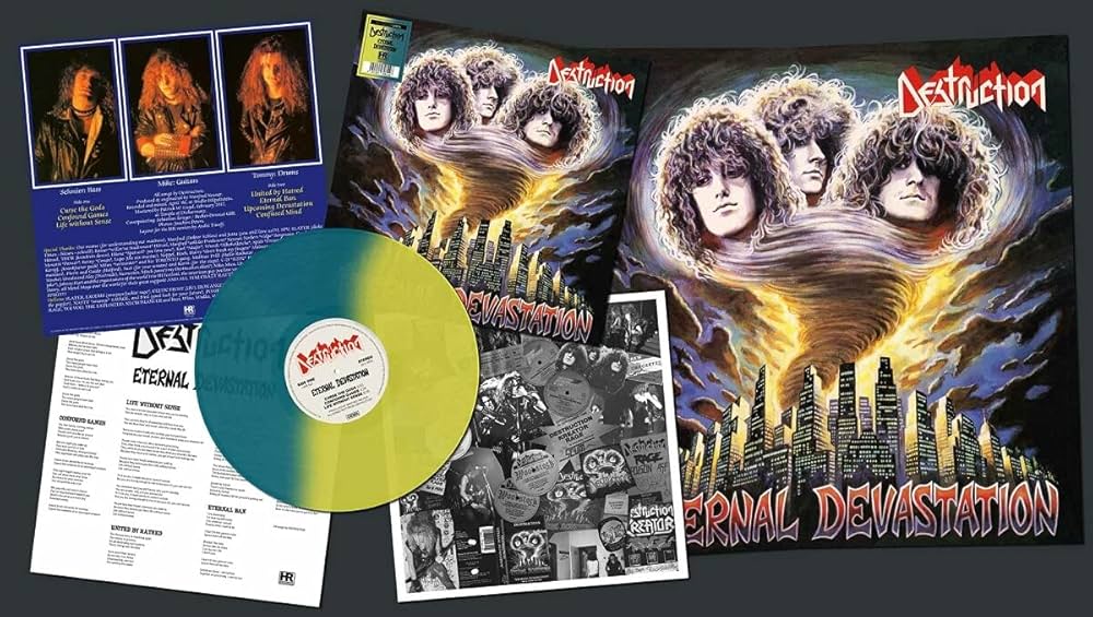 Destruction - Eternal Devastation (Yellow/Blue Vinyl) [VINYL