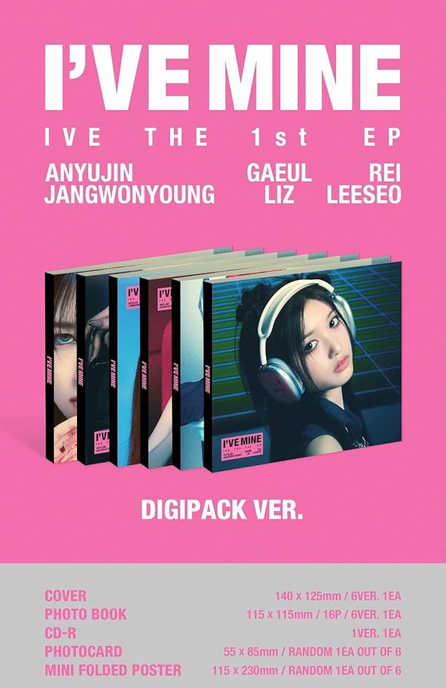 Amazon.co.jp: IVE THE 1st EP 'I'VE MINE (Digipack Ver.)(限定盤