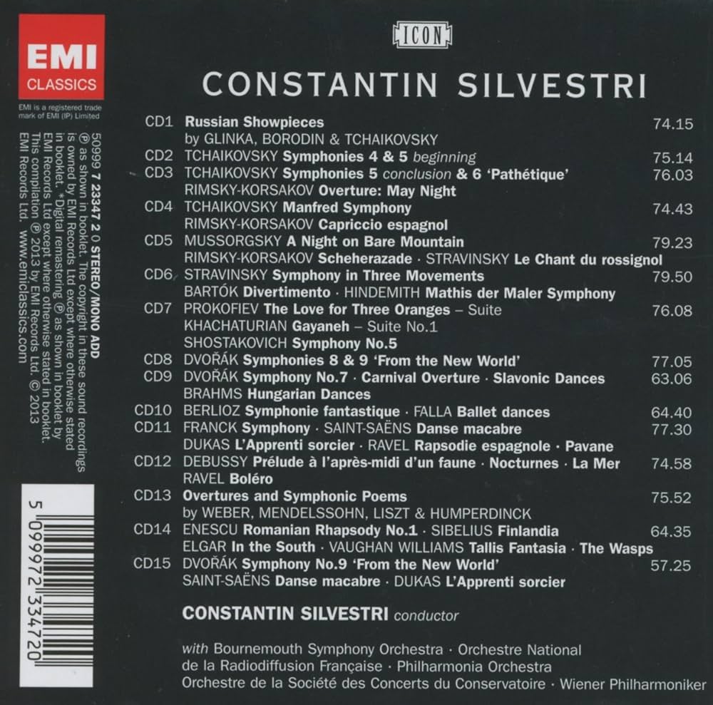 Amazon.co.jp: Icon:Constantin Silvestri: ミュージック