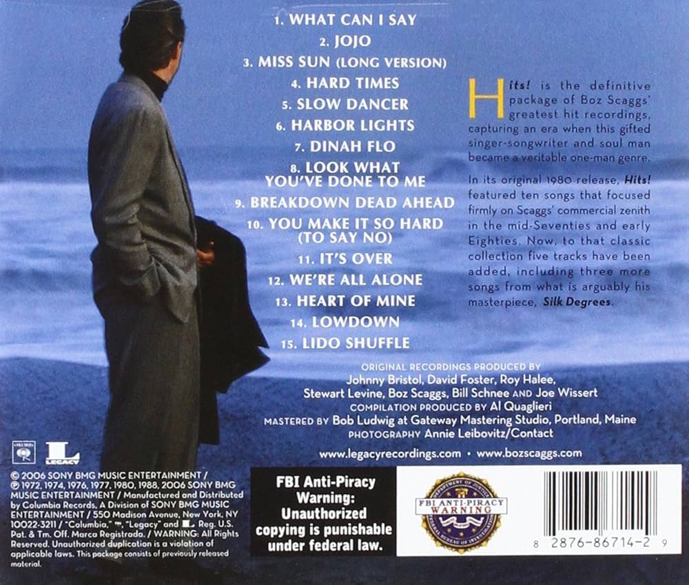 Boz Scaggs - Hits! - Amazon.com Music