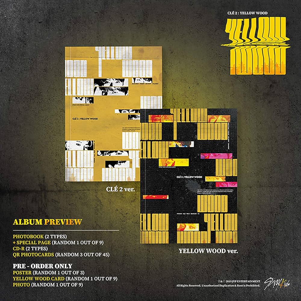 STRAY KIDS Special Album - CLE 2 : YELLOW WOOD [ Yellow Wood ver