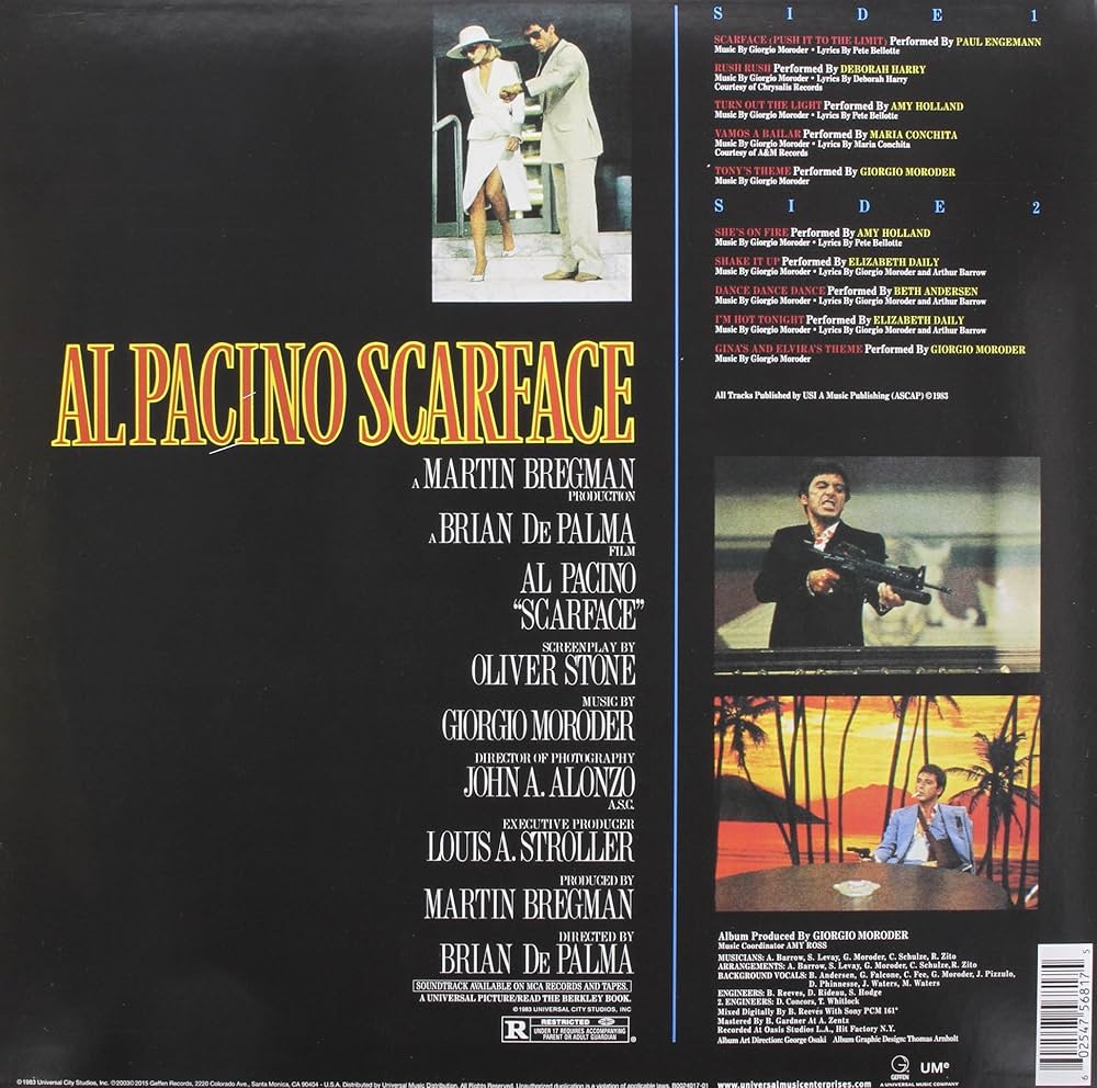 Amazon.com: Scarface (Music From The Original Motion Picture