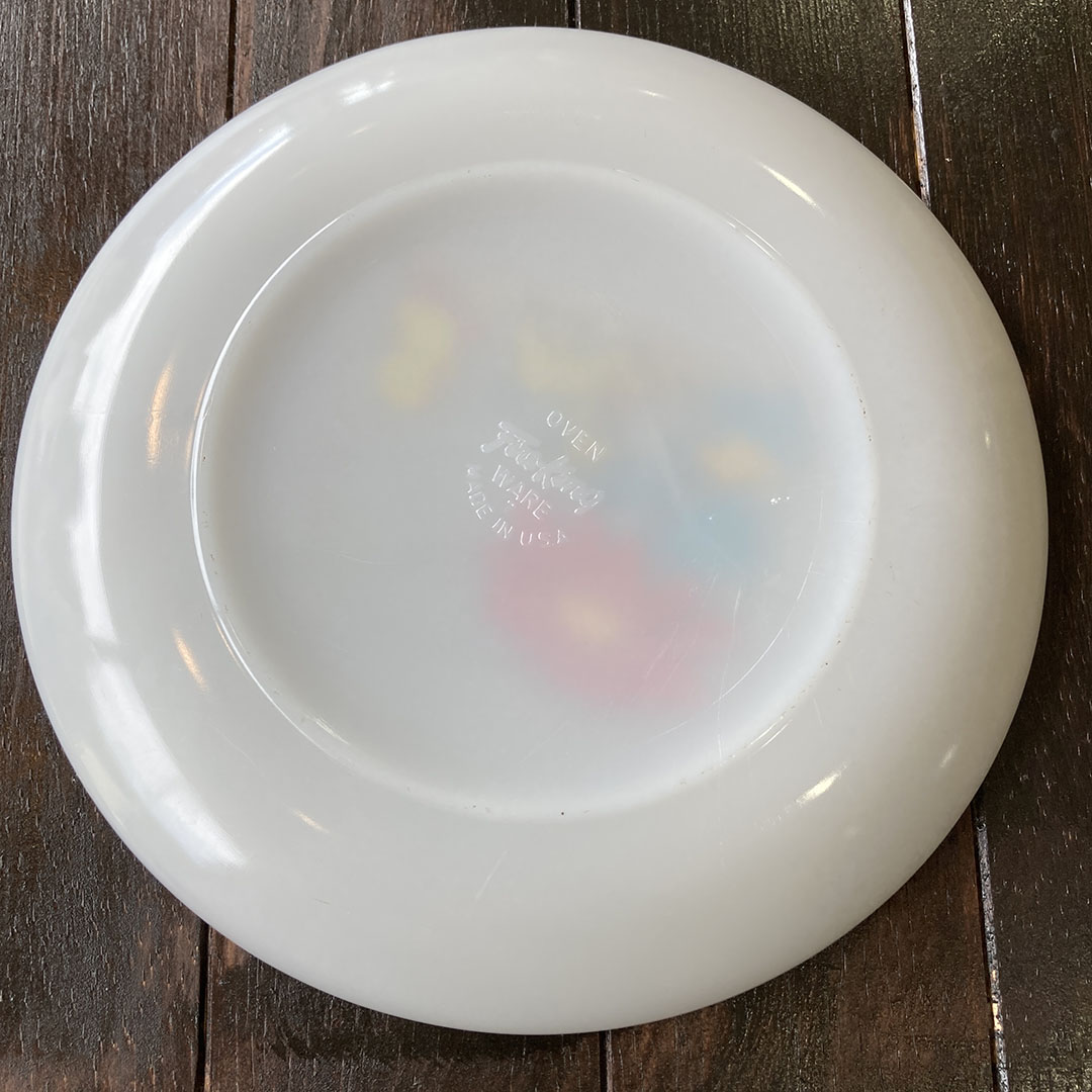 キディミールタイム プレート 1956年頃～1960年代初頭製造 Fire-king