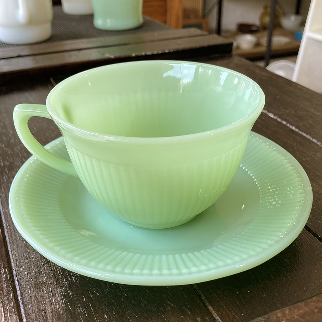 ジェーンレイ カップ＆ソーサー ジェダイ（初期GLASS刻印）1946年頃