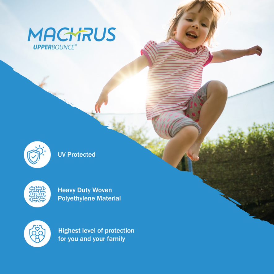 Machrus Upper Bounce Trampoline Safety Enclosure Net, Fits 16 FT