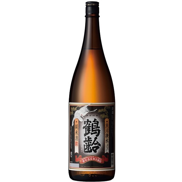 鶴齢 (かくれい) 純米酒 1800ml ※26/3価格改定｜日本酒｜若松屋酒店
