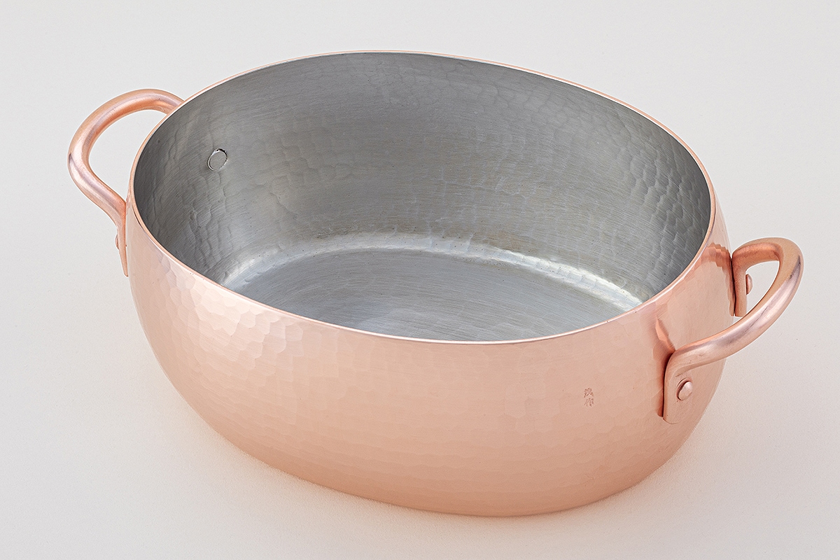 オーバル鍋（深型）（銅） | 鍋 | 鍛金工房 WESTSIDE33