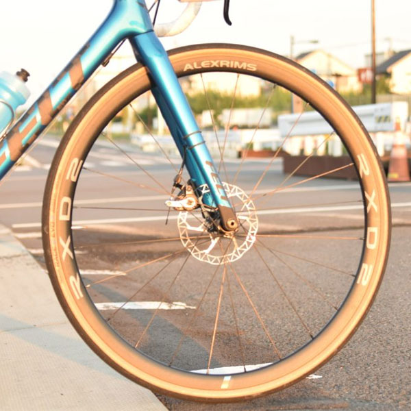 アレックスリム RXD2 700C ディスクロード チューブレスレディ 前後