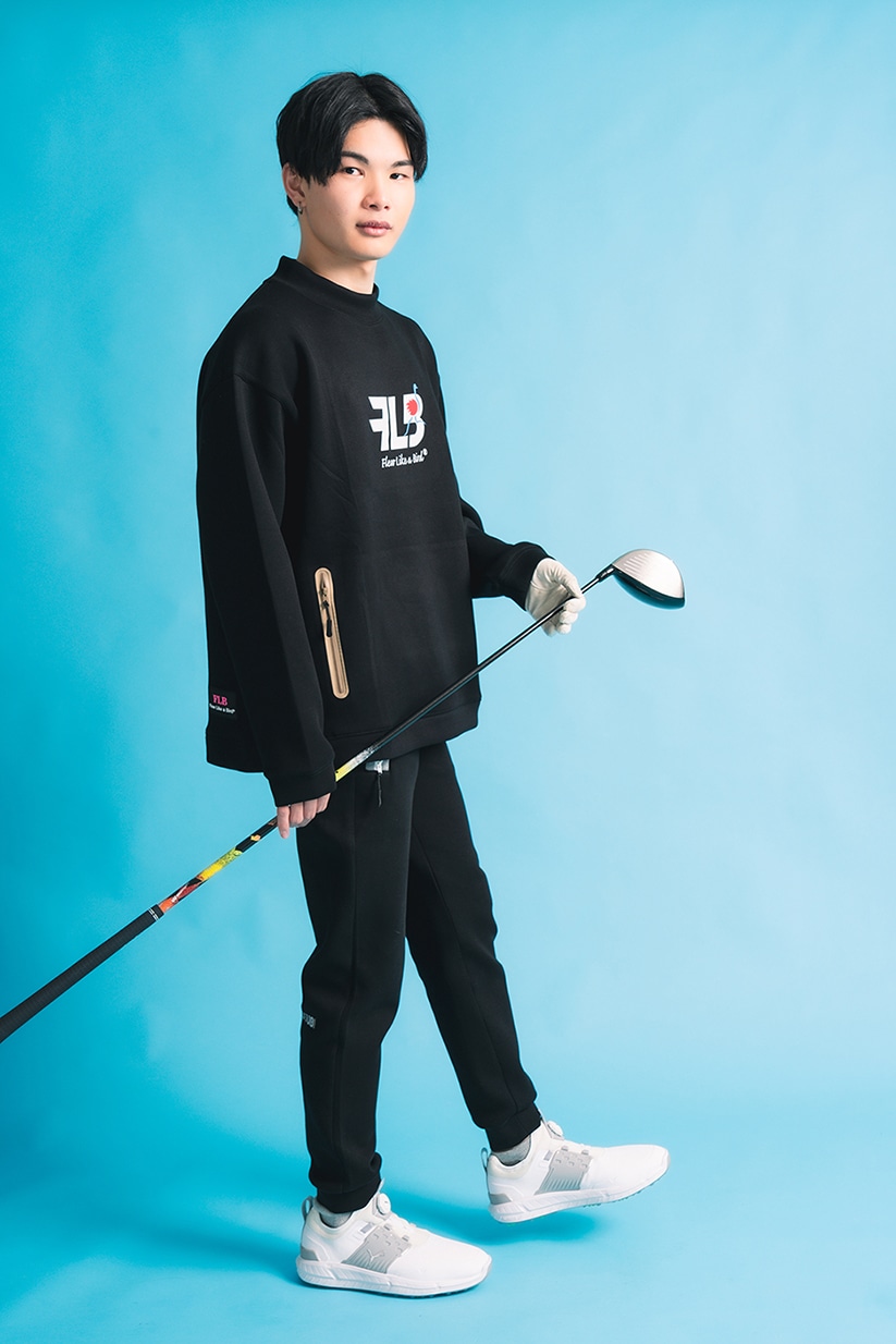 Mock Neck LongSleeve OverTee | MENS,トップス | Golf Nuts / Flag Frog