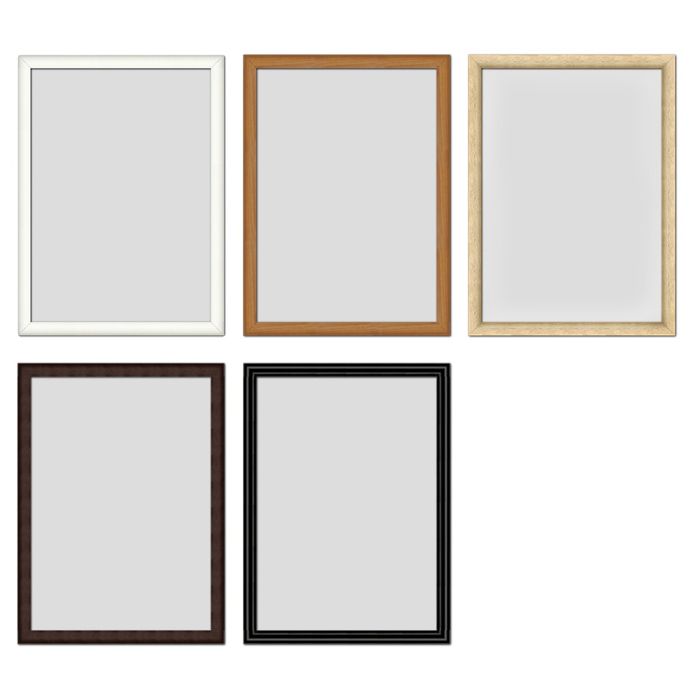 インチ 木製額縁/D型フレーム インチサイズ（203×255mm） | フレーム