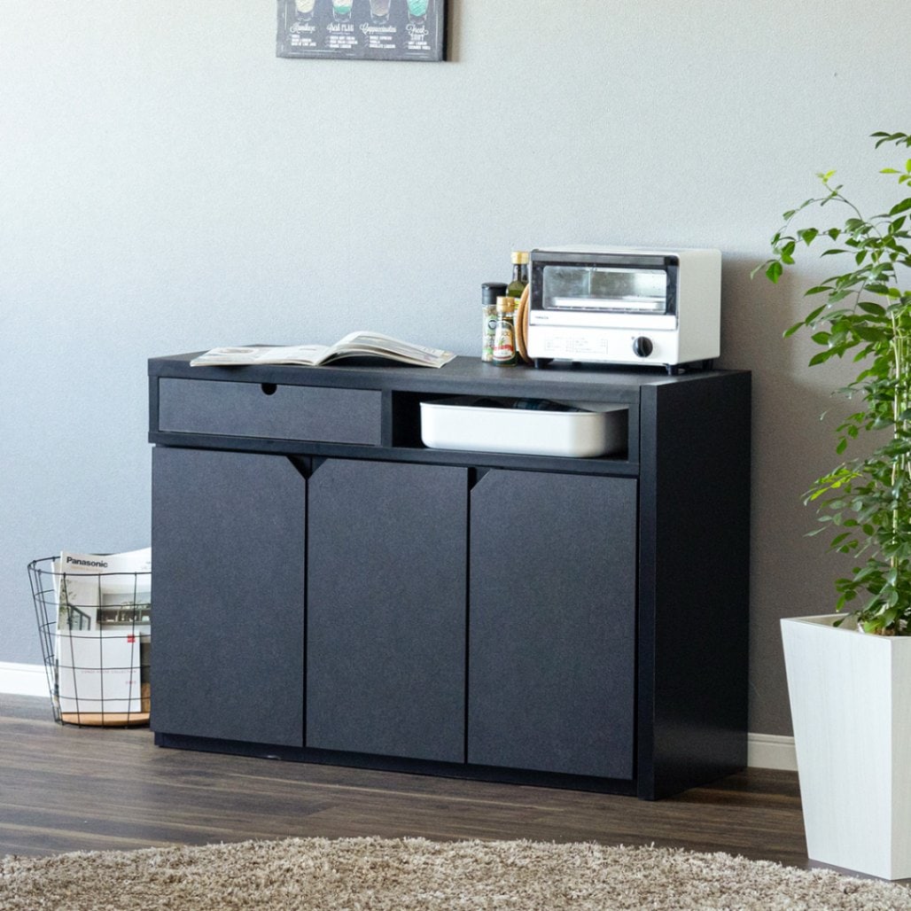 テレビ台 ハイタイプ 伸縮 収納 デスク OFF 100 TVB DESK｜家具の通販