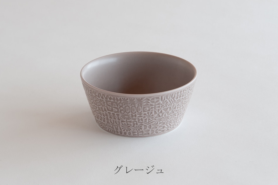 パターンド ボウル（バーズワーズ／BIRDS' WORDS） フリーデザイン