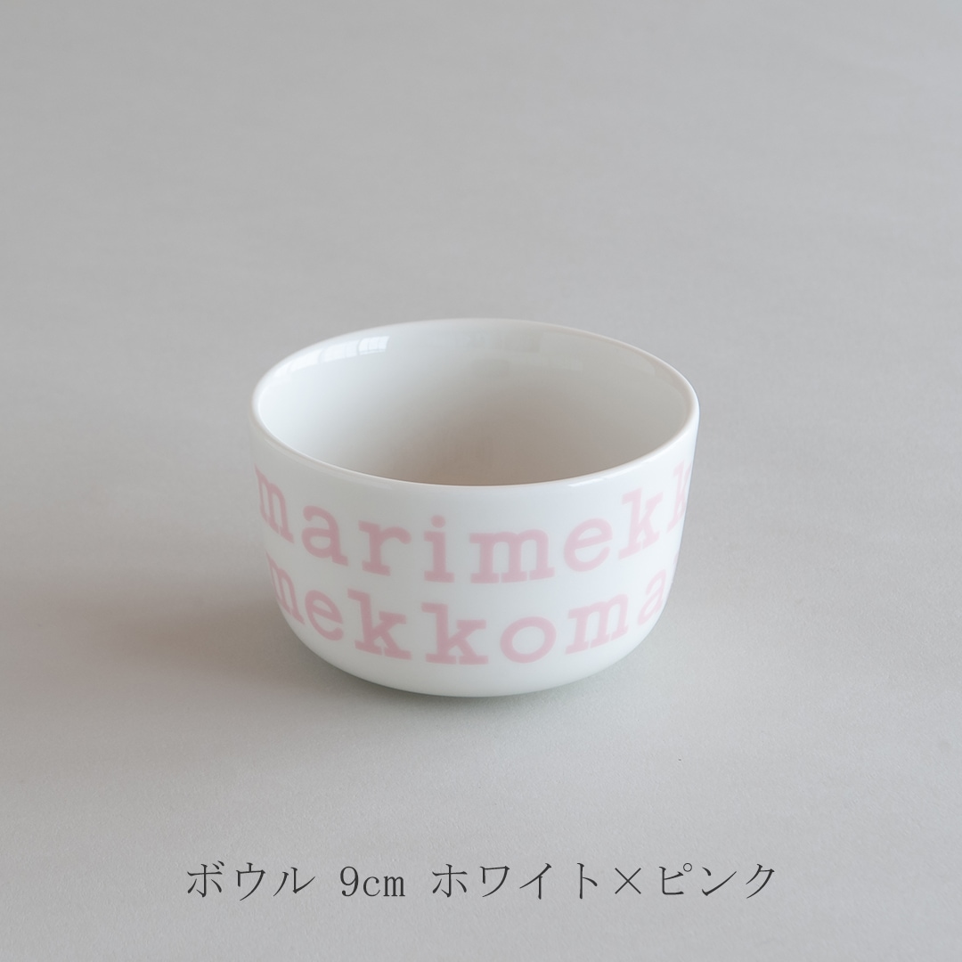マリメッコロゴ ピンク×ホワイト（マリメッコ／marimekko） フリー