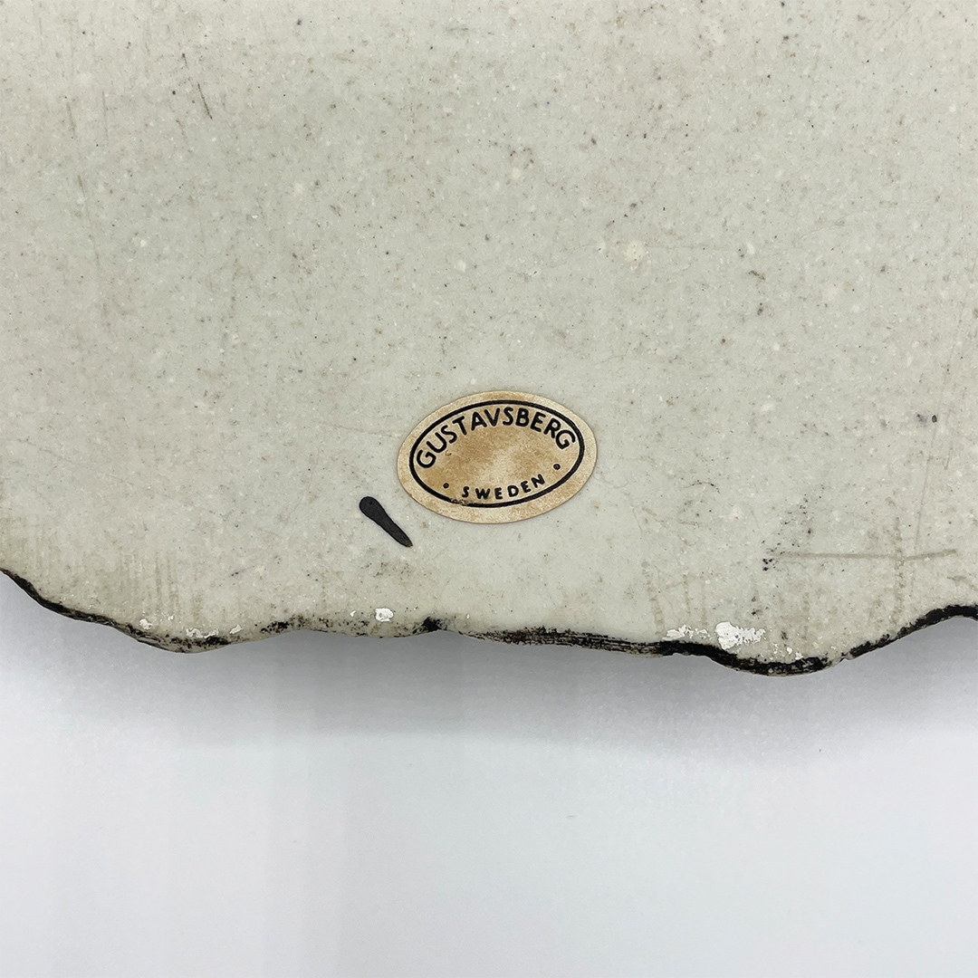 ヴィンテージ】12 Solros ひまわりの陶板（リサ・ラーソン／Lisa