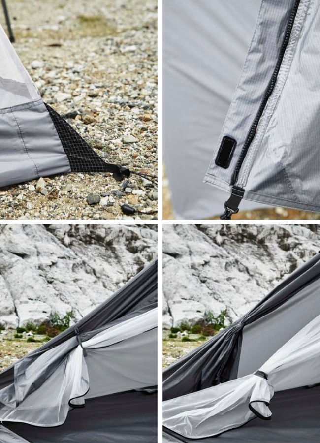 アンドワンダー and wander muraco × and wander HERON 1POLE SHELTER