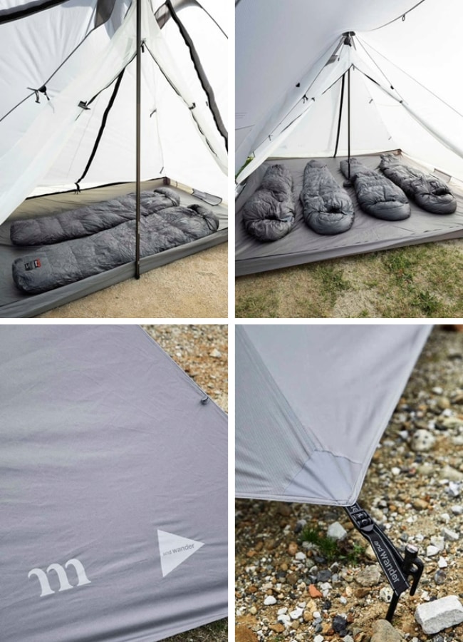 アンドワンダー and wander muraco × and wander HERON 2POLE SHELTER