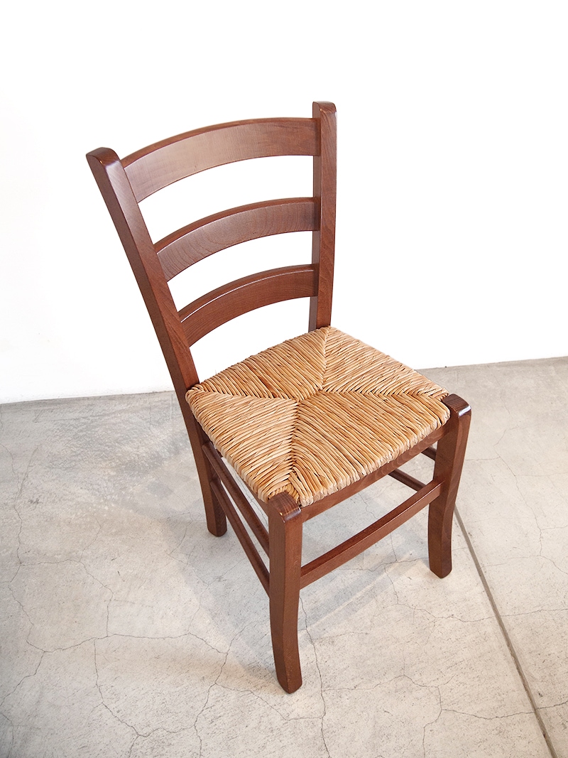 イタリアチェア 藁座面 レストラン用｜イデア