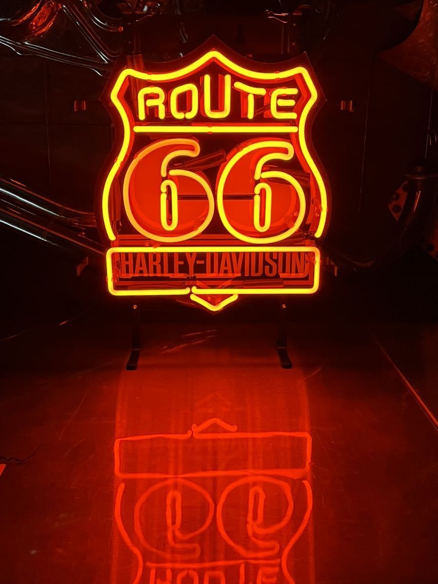 ハーレー ルート66 ネオン サイン アメ車 ガレージ | ネオン管