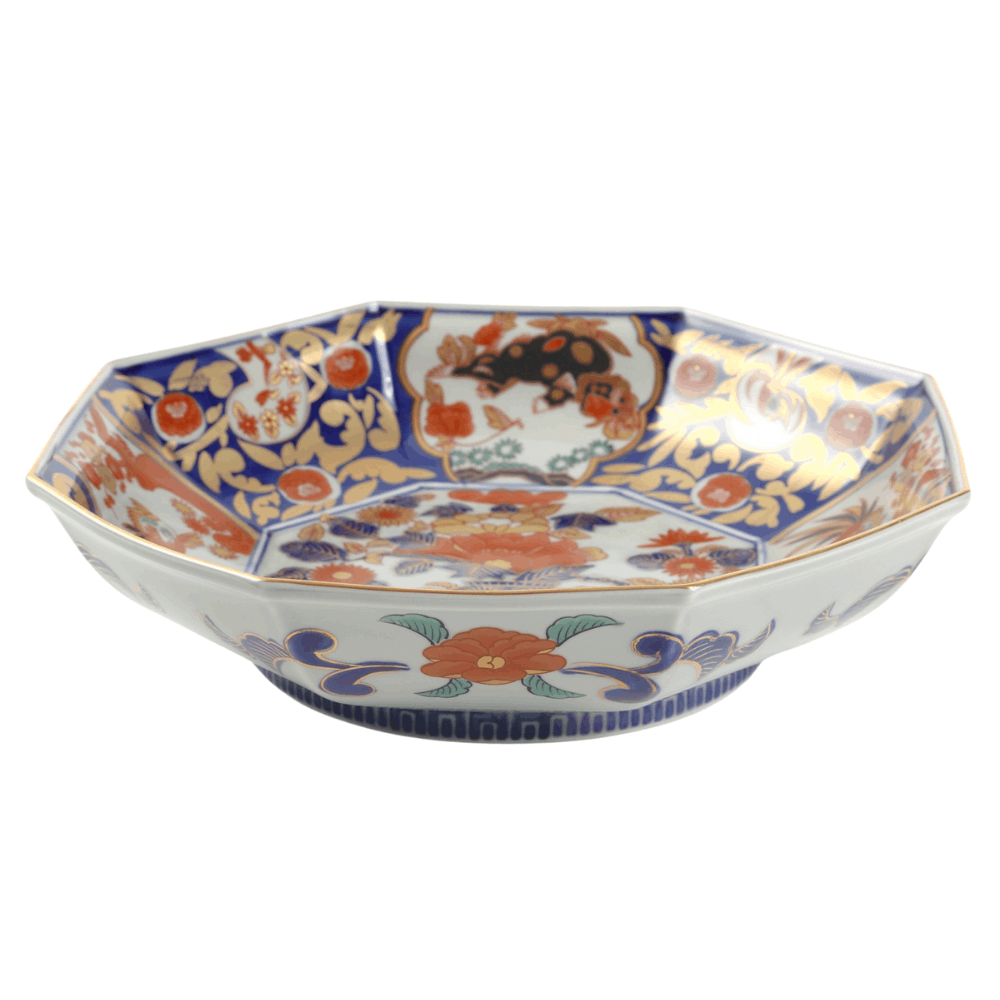 林九郎窯】三方割元禄地紋小皿｜創亭やぶきたオンライン