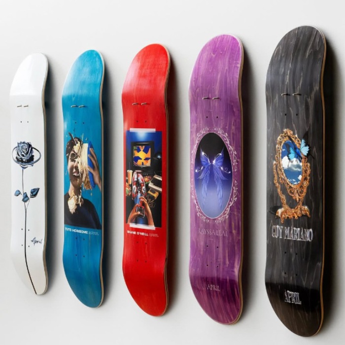 スケボー デッキ 単品 スケートボード April エイプリル CHROME ROSE