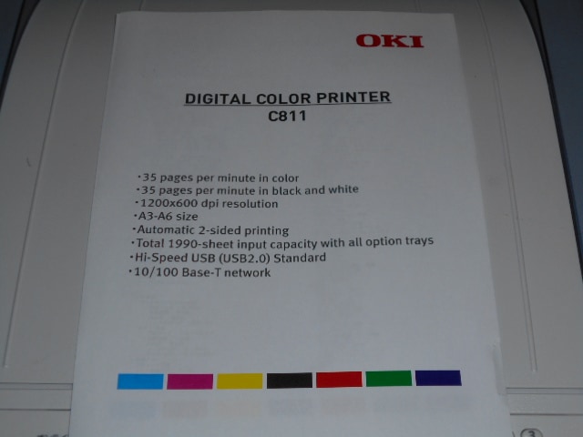 OKI COREFIDO C811dn A3カラーレーザープリンター/総印字枚数1万枚台