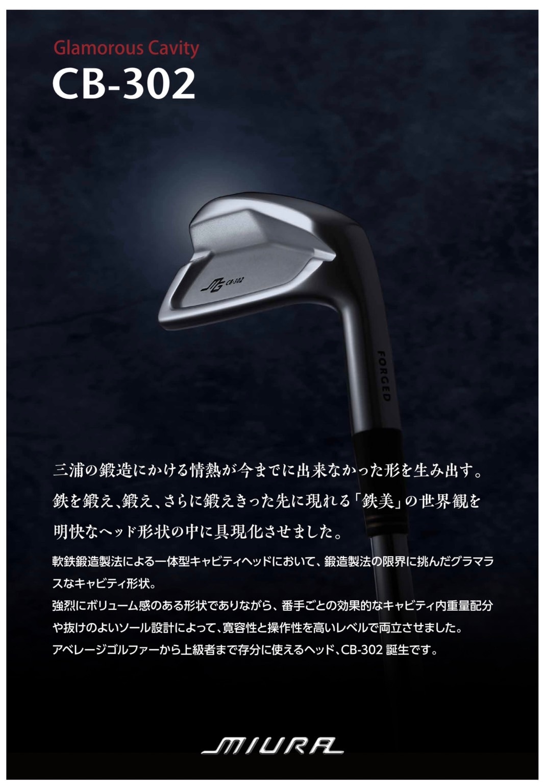 ヘッド交換】プロパー 三浦技研 CB-302 6本セット(5～Pw)