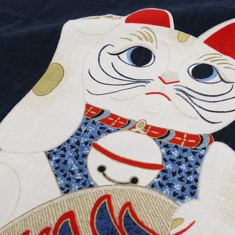 むら糸タペストリー】招き猫 KP7290-7 約48cm×約110cm – まきの商店