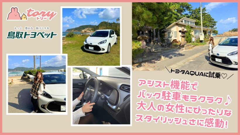 アクアを試乗したらスタイリッシュさに感動！アシスト機能満載でバック