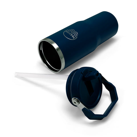 Adventure Quencher Flow - Navy – Mayim Bottle